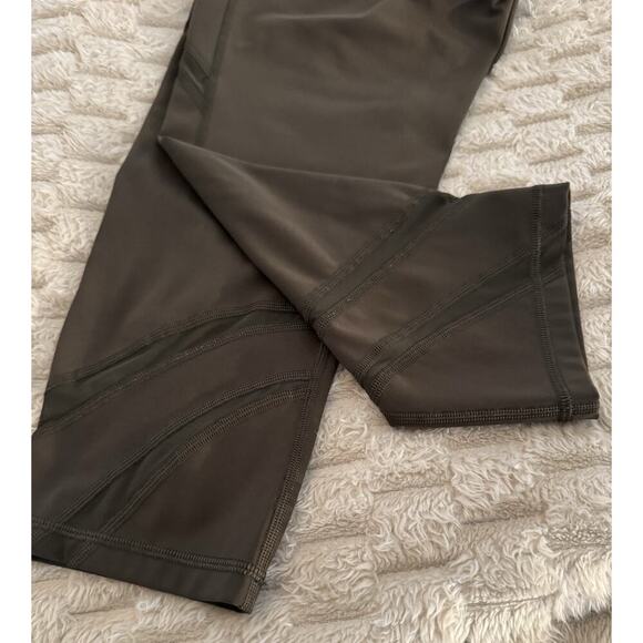 LULULEMON Womens Olive Green Leggings Pants Size 12 - Picture 2 of 6